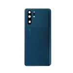 Vitre arrière avec Adhésif + Lentille camera + support pour Huawei P30 Pro Bleu 