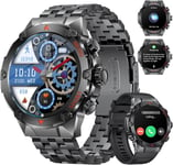 Montre Connectée Pour Hommes Avec 400mah Longue Durée Batterie Appel/Réponse Fréquence Cardiaque/Oxygène Sanguin 1,43 Pouce Écran Amoled 5atm Étanché Compatible Android Ios Smartwa[Con112421]