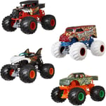 Mattel-FYJ83-B Hot Wheels Monster Truck Vehicle, Multicolor FYJ83-B