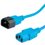 ROLINE Monitor Power Cable, blue 1.8 m