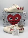 Comme des Garçons PLAY x Converse All Star Multi Hearts Low Top UK9 EUR42.5 