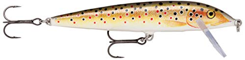 Rapala - Leurre de Pêche X Rap CountDown - Matériel de Pêche avec Construction Balsa - Leurre Pêche en Eau Douce - Fabriqué en Estonie - Prof de Nage 0.6 - 1.2 m - Taille 5 cm / 4 g - Brown Trout