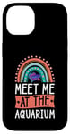 iPhone 14 Meet Me At The Aquarium Boho Bohemian Rainbow Fish Tank Case