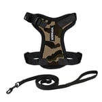 Best Pet Supplies Voyager Step-in Lock Pet Harness – All Weather Mesh, Adjustable Step in Harness for Cats and Dogs Army Base, XXS (Chest: 10-14" Fit Cats)