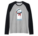 Ghostbusters Phat Stay Puft Big Chest Poster Raglan Baseball Tee