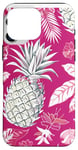 Coque pour iPhone 16 Pro Max Festive Tropical Ananas Coque de téléphone Motif Noël