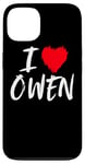 Coque pour iPhone 13 J"adore Owen Dad Boyfriend Mari Fils Petit-fils