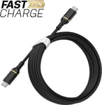 OtterBox Fast Charge USB-C to USB-C Cable - Svart