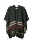 Chevalier Penrose Wool Poncho Dark Green One Size