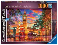 Ravensburger - Puzzle 1000 pièces - Parliament Square, Londres - Adultes et enfants dès 14 ans - Puzzle de qualité supérieure - 17141, Noir