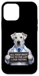 Coque pour iPhone 12 mini All Food Must Go to the Lab, motif de cravate amusant