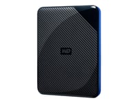 Wd Gaming Drive Wdbdff0020bbk - Hårddisk - 2 Tb - Extern (Bärbar) - Usb 3.0 - Sort Top Med Blå Bund