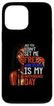 Coque pour iPhone 13 Pro Max 4 juillet Didnt Set Me Free Juneteenth Is My Independence Day