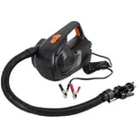 Tlily - Pompe à Air Gonflable éLectrique de Pompe Rechargeable de Voiture de 12V 100W pour la Boule de Coussins D'Air de Piscine de Bateau de Kayak