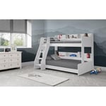 Premium Modern White Triple Sleeper Bunk Bed