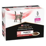 Purina Pro Plan Veterinary Diets Feline DM ST/OX - Diabetes Management Beef - 10 x 85 g