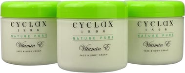 Cyclax Nature Pure Vitamin E Face & Body Cream 300ml (Pack of 3)