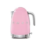 Bouilloire 1.7L 7 Tasses 2400W Rose Années 50 SMEG