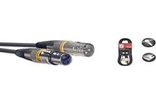 Stagg SMC1 YW Câble pour Microphone XLR-XLR - Jaune - 1m