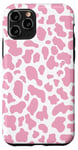 iPhone 11 Pro pink cow print pattren - flower pink Cow Pattern man women Case