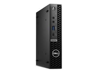 Dell OptiPlex 7020 Plus - Micro Core i5 i5-14500 / jusqu'à 5 GHz - vPro Enterprise - RAM 16 Go - SSD 512 Go - NVMe, Class 35 - UHD Graphics 770 - Gigabit Ethernet, Bluetooth, IEEE 802.11ax (Wi-Fi 6E) - Win 11 Pro - moniteur : aucun - noir - BTS - avec 3