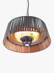 KETTLER Kalos Plush Hanging Pendant Electric Patio Heater, Grey