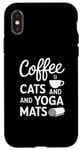 iPhone X/XS Funny Coffee Cats & Yoga Mats Mindful Workout Case