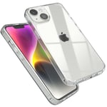 For Apple iPhone 14 Transparent Phone Case Back Cover Silicone TPU