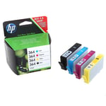 HP364 Original 4 Pack Ink Cartridges for HP 364 3070 5510 6510 CN245B SD534EE