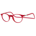 DIDINSKY Lunettes Magnetiques Anti Lumiere Bleue pour Homme et Femme. Lunette Aimantee de Lecture, Repos Ou Vue Avec Verres Antireflet. Cherry +2.0 – FARADAY ROUND