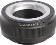 M42-EOSR Adaptateur d'objectif M42 vers EOS R pour appareil photo Canon EOS R RP R5 R5C R6 R8 R10 RF Mount Mirrorless