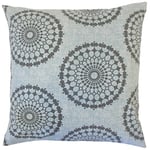 The Pillow Collection Elyes Geometric Cushion Cover, Cotton, RAIN, Blue, 42705 x 42705 x 14943 cm