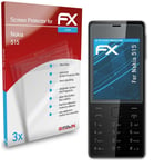 atFoliX 3x Film Protection d'écran pour Nokia 515 Protecteur d'écran clair