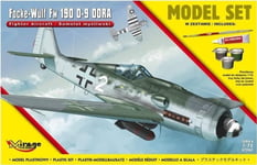 Mirage Mirage Focke-Wulf Fw 190 Tyskt Jaktplan Från Andra Världskriget