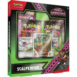 Coffret Cartes Pokémon Scalpereur Collection Fable Nébuleuse Ecarlate Et Violet Asmodee - La Boite