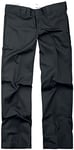 Dickies Men's Straight Work Slim Trousers, Black - 30W x 32L