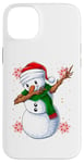 iPhone 14 Plus Dabbing Snowman Winter Dab Dancing Ugly Xmas Sweater Case