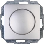 Kopp Paris 846020088 Variateur universel avec interrupteur à pression pour LED, phase et phase, LED 3-100 W, ampoule 10-250 W