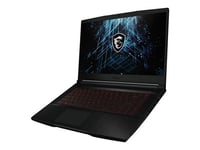 MSI Thin GF63 11SC-630XFR - Intel Core i5 11400H / 2.7 GHz - DOS - GF GTX 1650 - 16 Go RAM - 512 Go SSD NVMe - 15.6" 1920 x 1080 (Full HD) @ 144 Hz - Wi-Fi 6 - noir