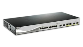 D-LINK – 12 Port Smart Managed Switch including 8x 10G 2x SFP+ & 2x Combo 10GBase-T/SFP+ ports  (D