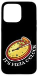 Coque pour iPhone 15 Pro Max Horloge Pizza Temps Mangez Plus De Pizza Fun Horloge