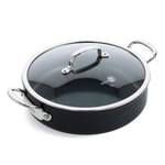 Sauteuse Barcelona pro 30 cm et son couvercle Greenpan