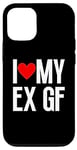 Coque pour iPhone 12/12 Pro I Love My Ex Girlfriend | Relation | Saint-Valentin