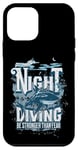 iPhone 12 mini Night Diving Scuba Diving Gear Shark Stronger Than Fear Case