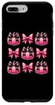 iPhone 7 Plus/8 Plus Pink Coquette Bow Pumpkin Halloween Thanksgiving Autumn Case