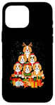 iPhone 16 Pro Max Cavalier King Charles Spaniel Merry Christmas Tree Lights Case