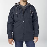 Dickies Men's Jacket Fleece Hooded Duck Shirt Coat with Hydroshield TJ213