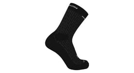 Chaussettes unisexe salomon ultra glide crew noir