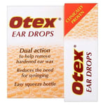 Otex Ear Drops 8ml | Dual Action Removal of Hard Wax | Easy Squeeze Bottle