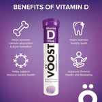 VOOST 20 Effervescent Tablets Vitamin D 25 ug Mixed Berry Flavour